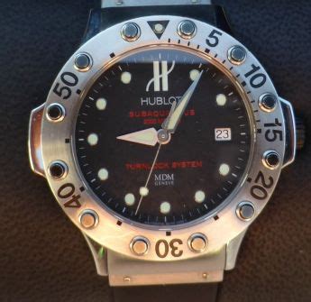 hublot subaqueous mdm|FS: Hublot MDM Subaqueous 2000 Meter dive watch.